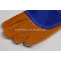 A3 47cm palm and thumb thicker welding gloves cow split leather welding gloves